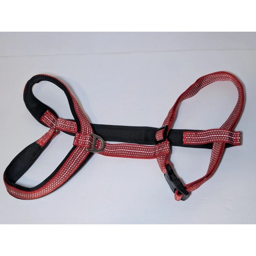 XL RedWeave Neoprene Padded Step-in Dog Harness, 36